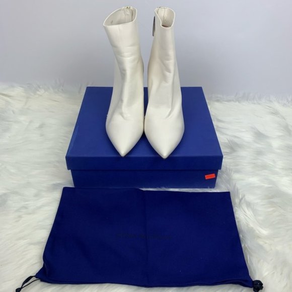 Stuart weitzman juniper women booties white 7 - Picture 2 of 10